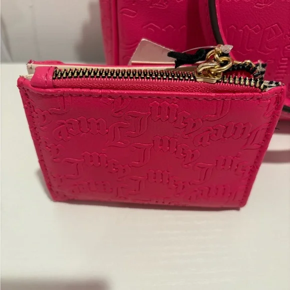 Juicy Couture Free Love Satchel Bag with Matching Wallet - Picture 8 of 10
